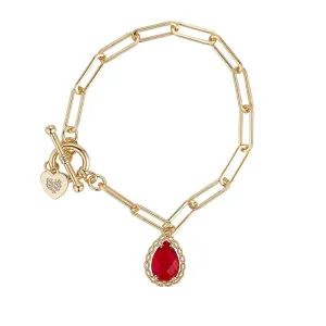 Knight and Day Adeline Ruby Bracelet P455BPL