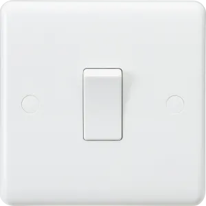 Knightsbridge CU1200 White Curved Edge 10AX Intermediate Switch
