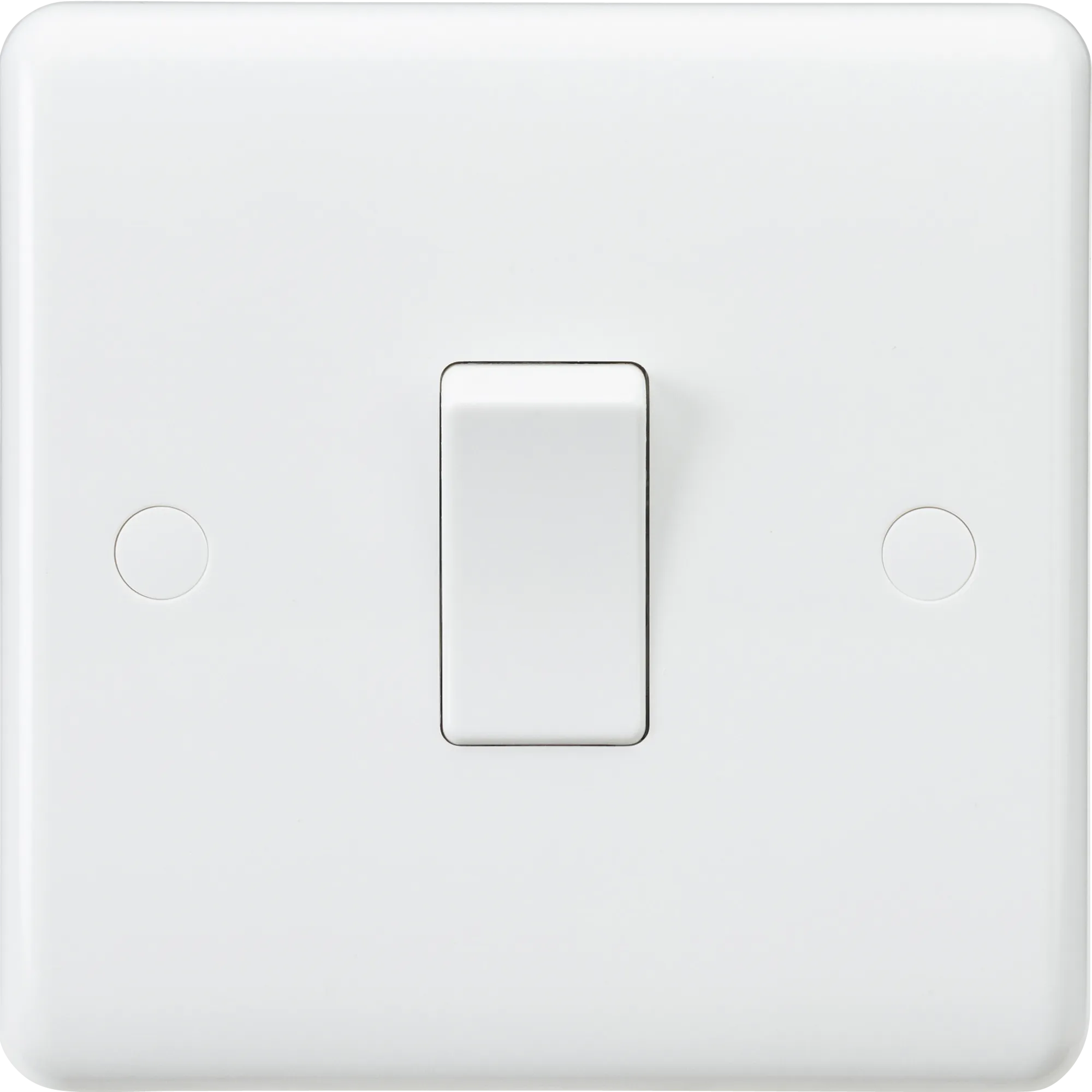 Knightsbridge CU1200 White Curved Edge 10AX Intermediate Switch