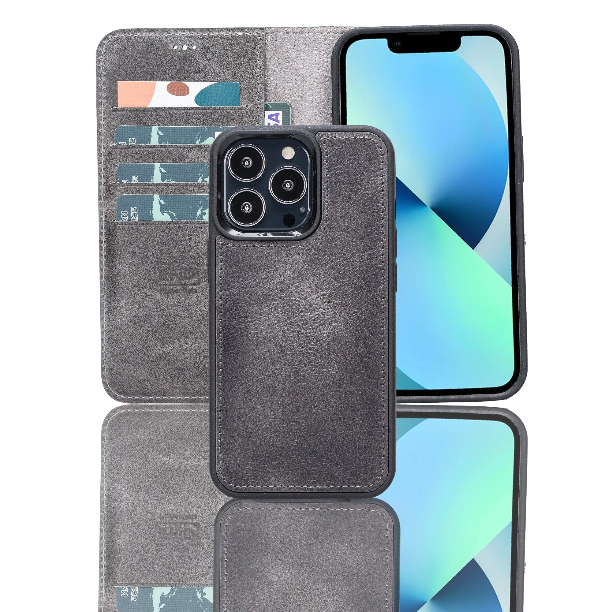 Leather Wallet Case for iPhone 13 Pro Max