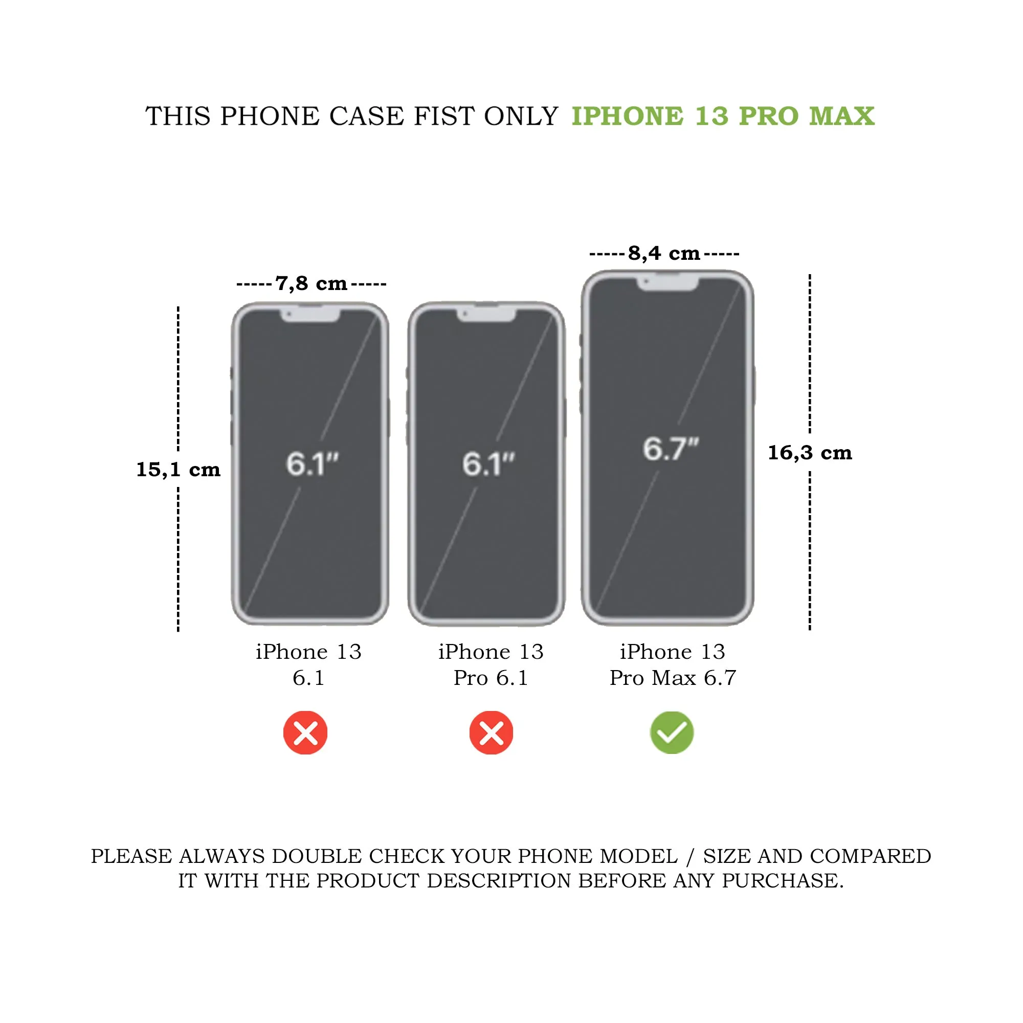 Leather Wallet Case for iPhone 13 Pro Max