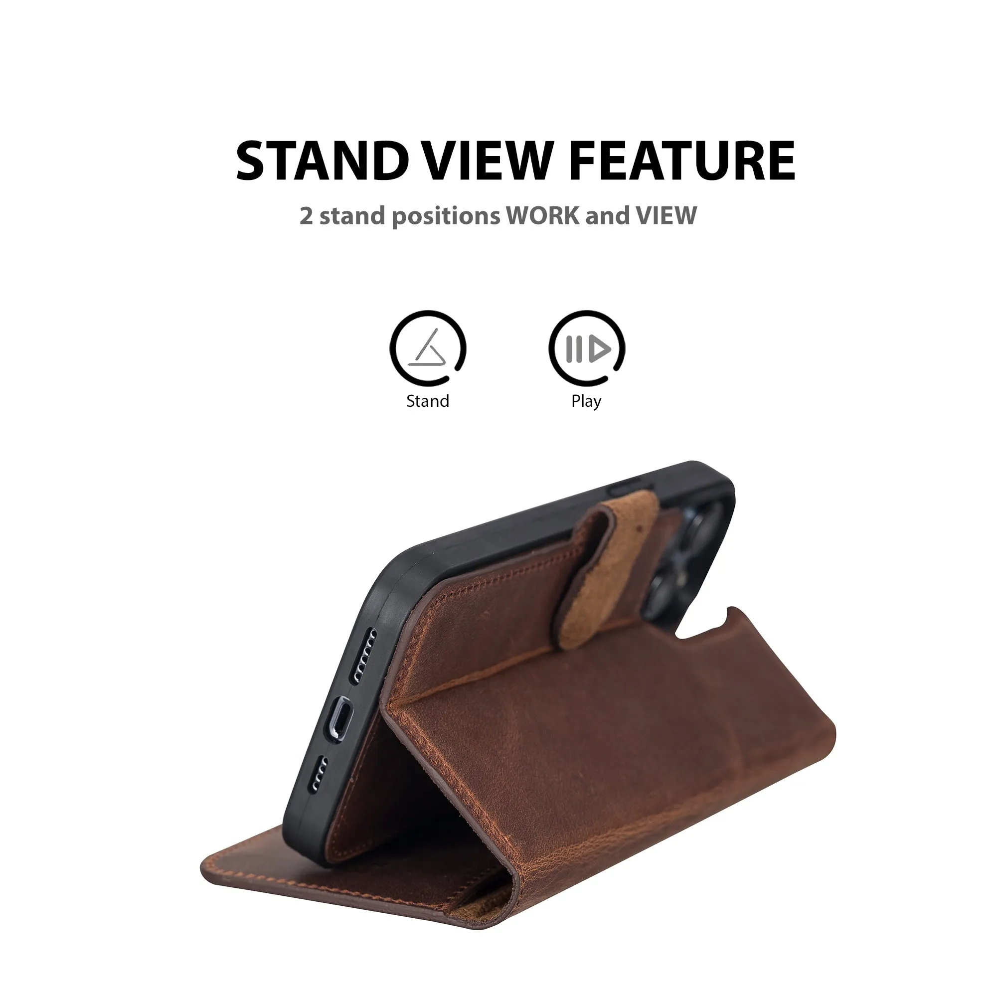 Leather Wallet Case for iPhone 13 Pro Max