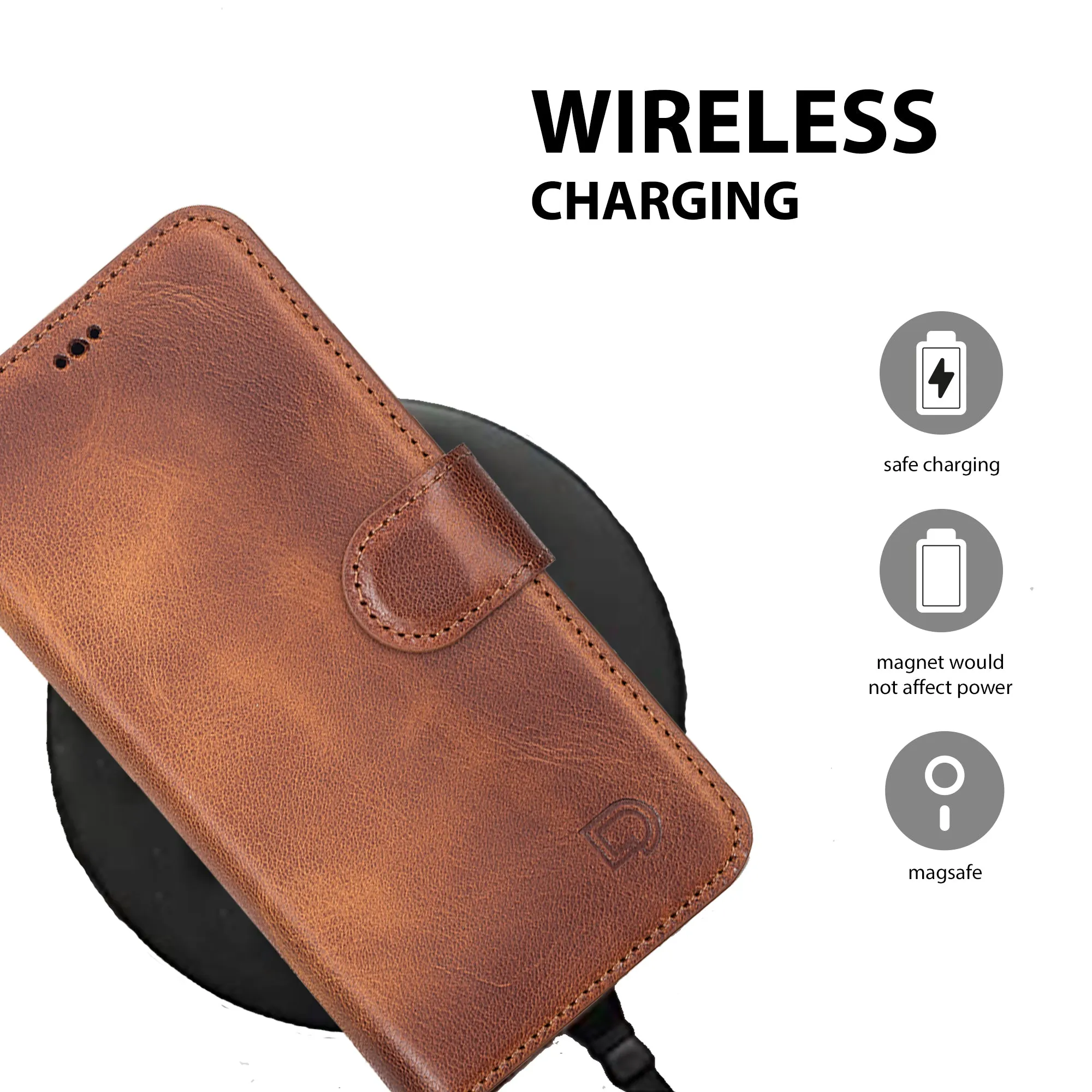 Leather Wallet Case for iPhone 13 Pro Max
