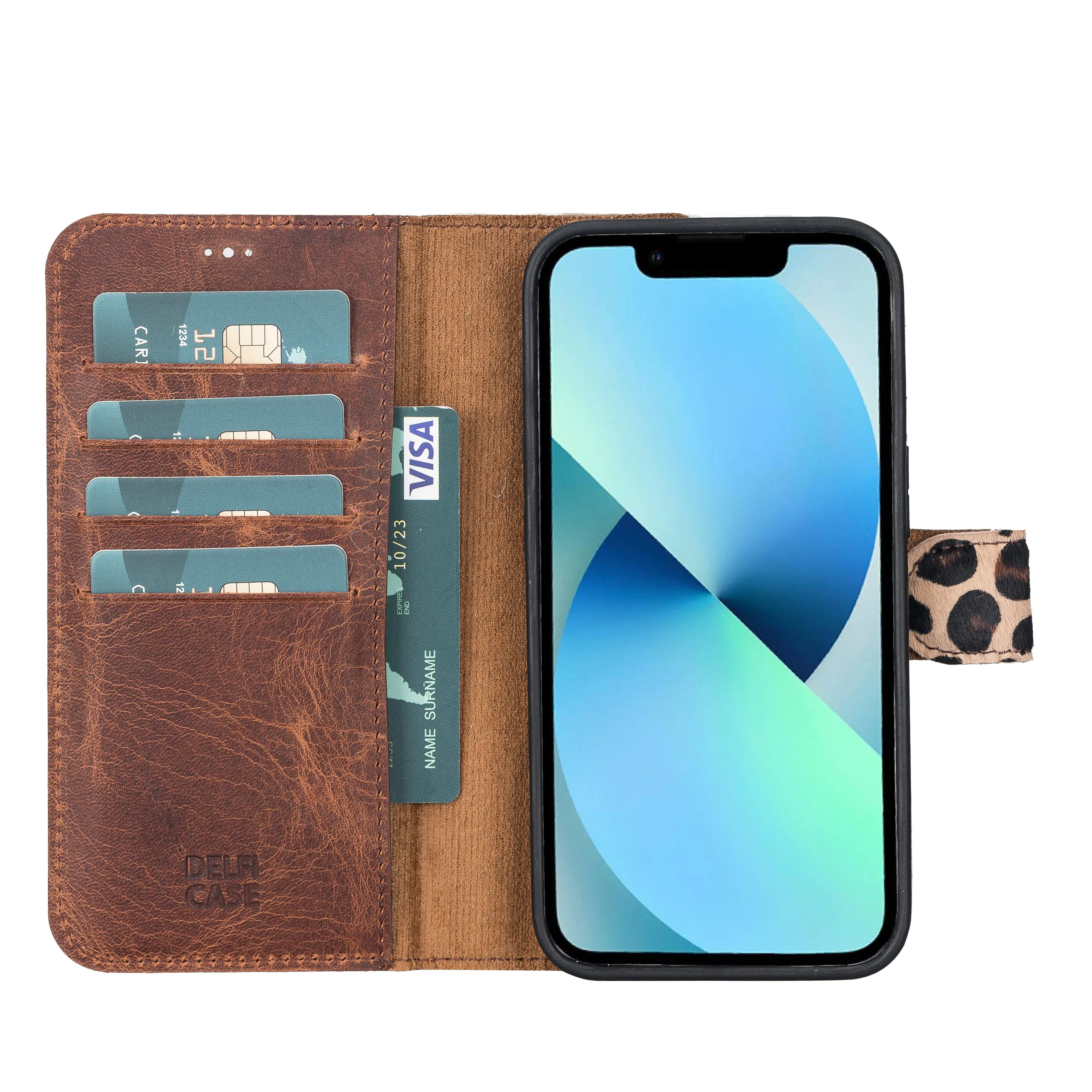 Leather Wallet Case for iPhone 13 Pro Max