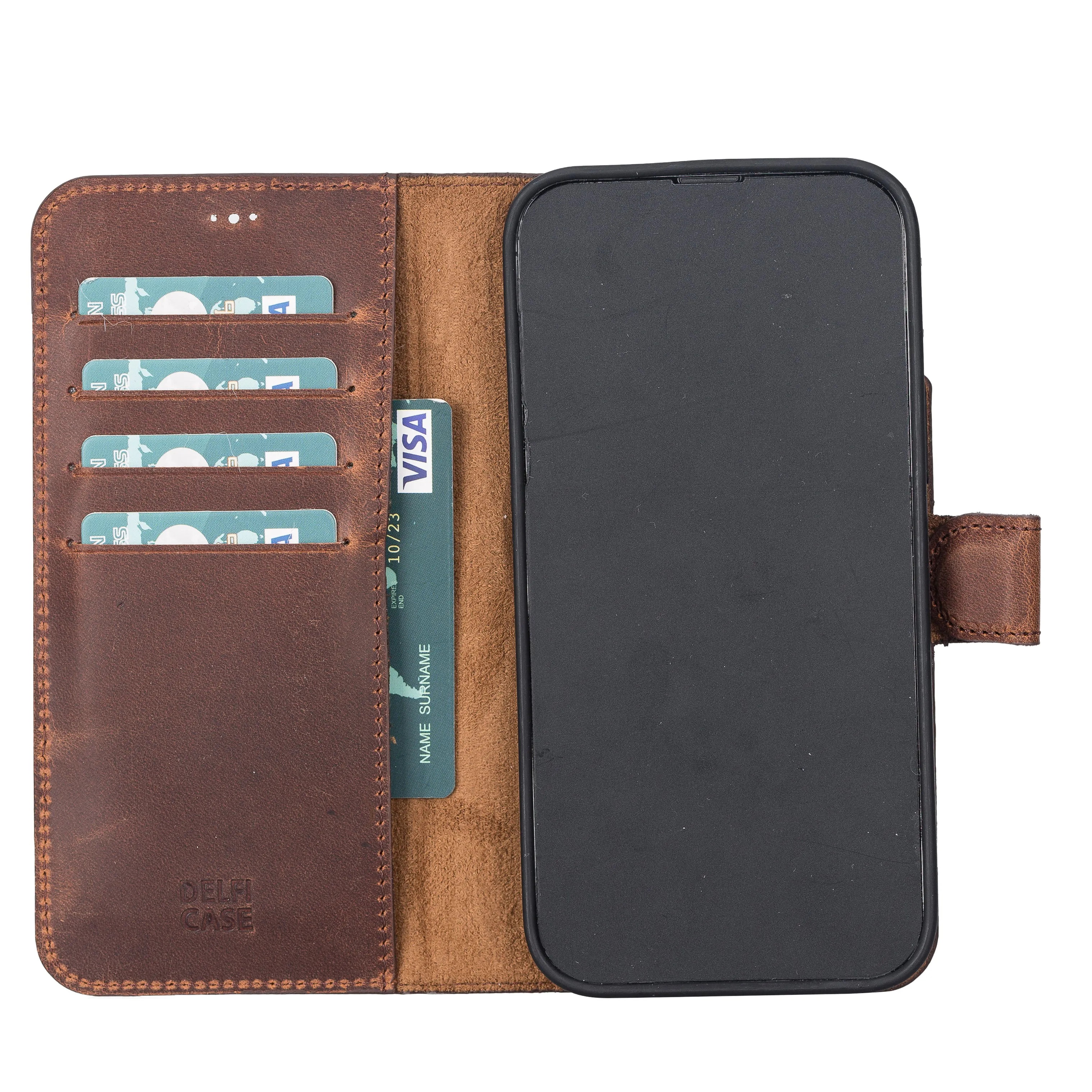 Leather Wallet Case for iPhone 13 Pro Max