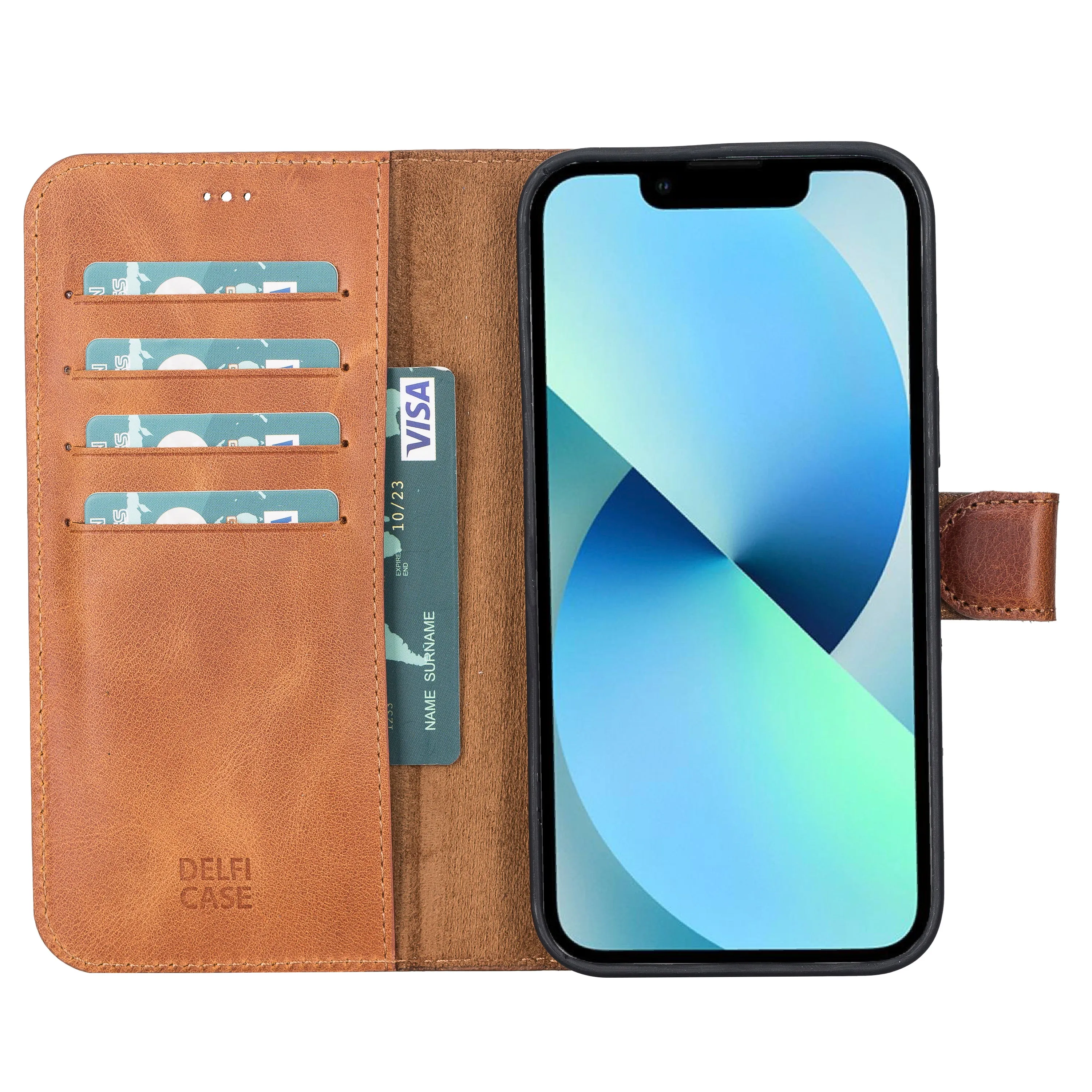 Leather Wallet Case for iPhone 13 Pro Max