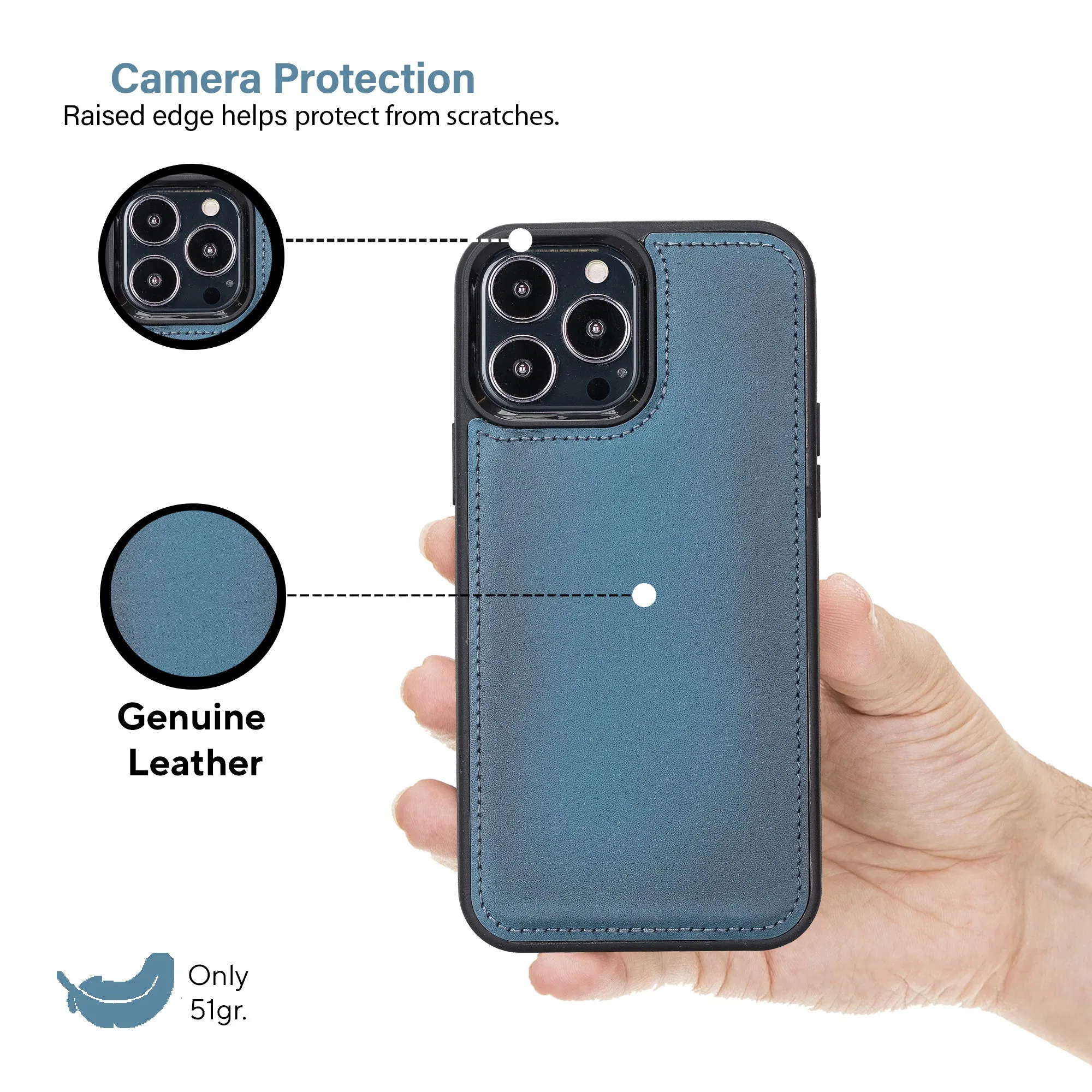 Leather Wallet Case for iPhone 13 Pro Max