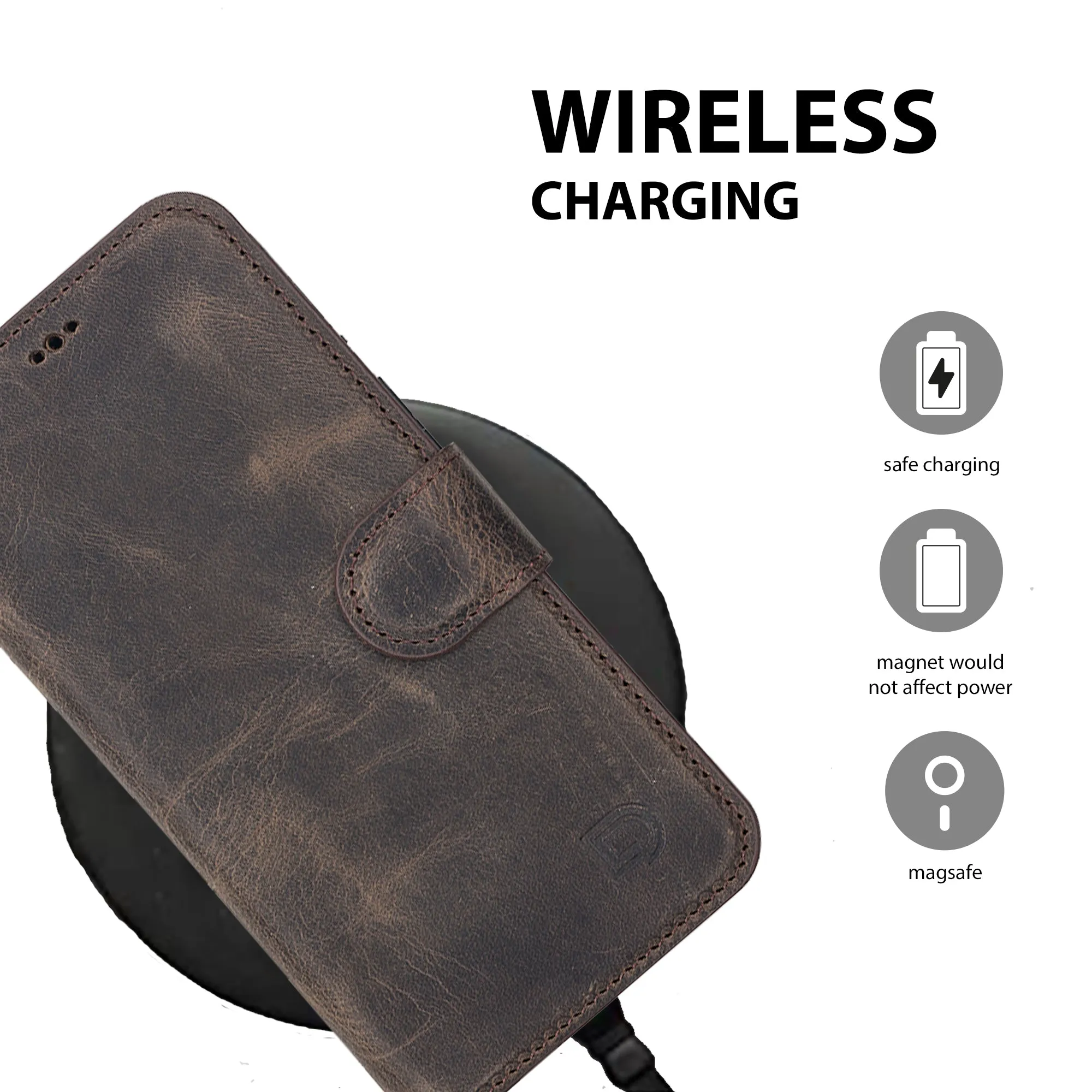 Leather Wallet Case for iPhone 13 Pro Max