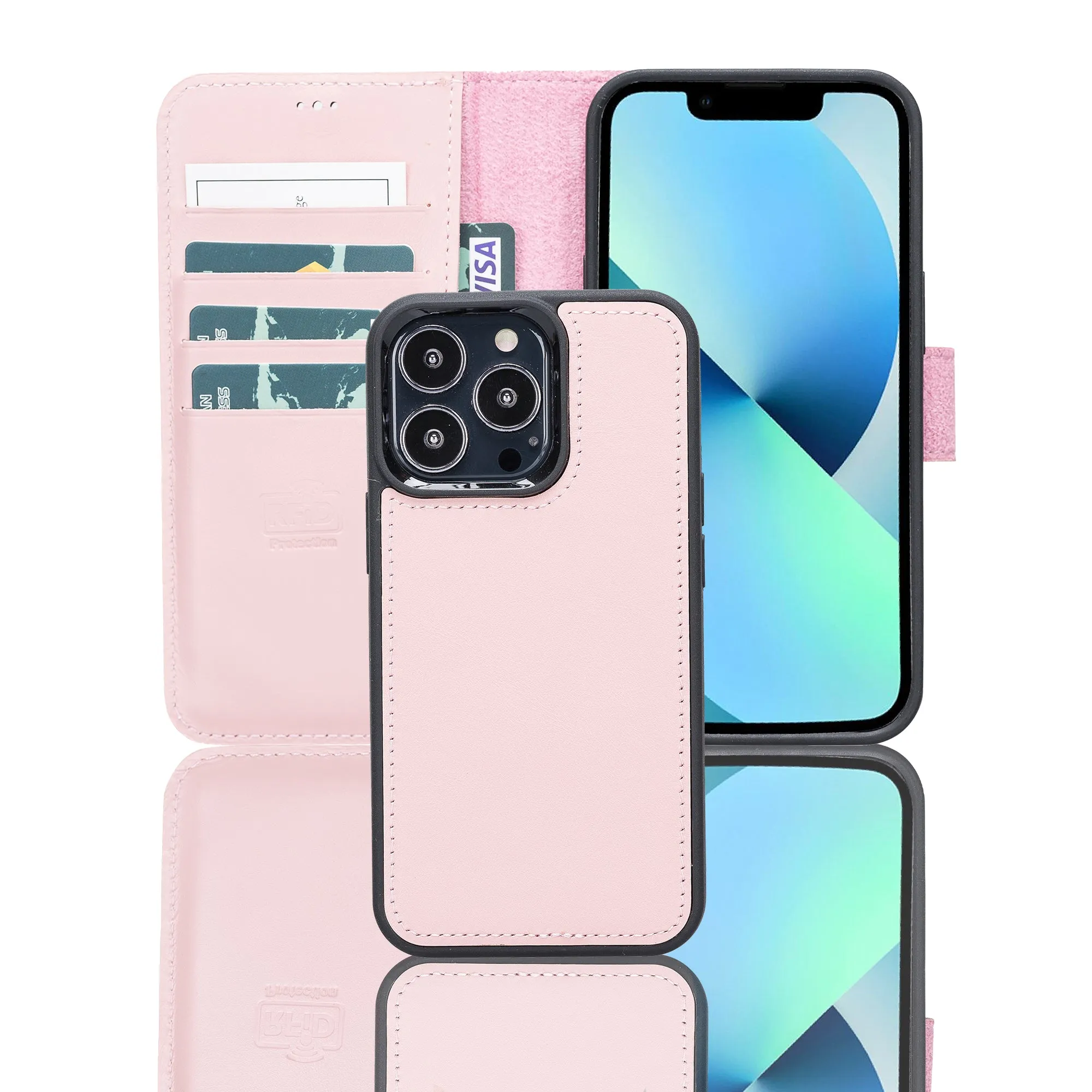 Leather Wallet Case for iPhone 13 Pro Max
