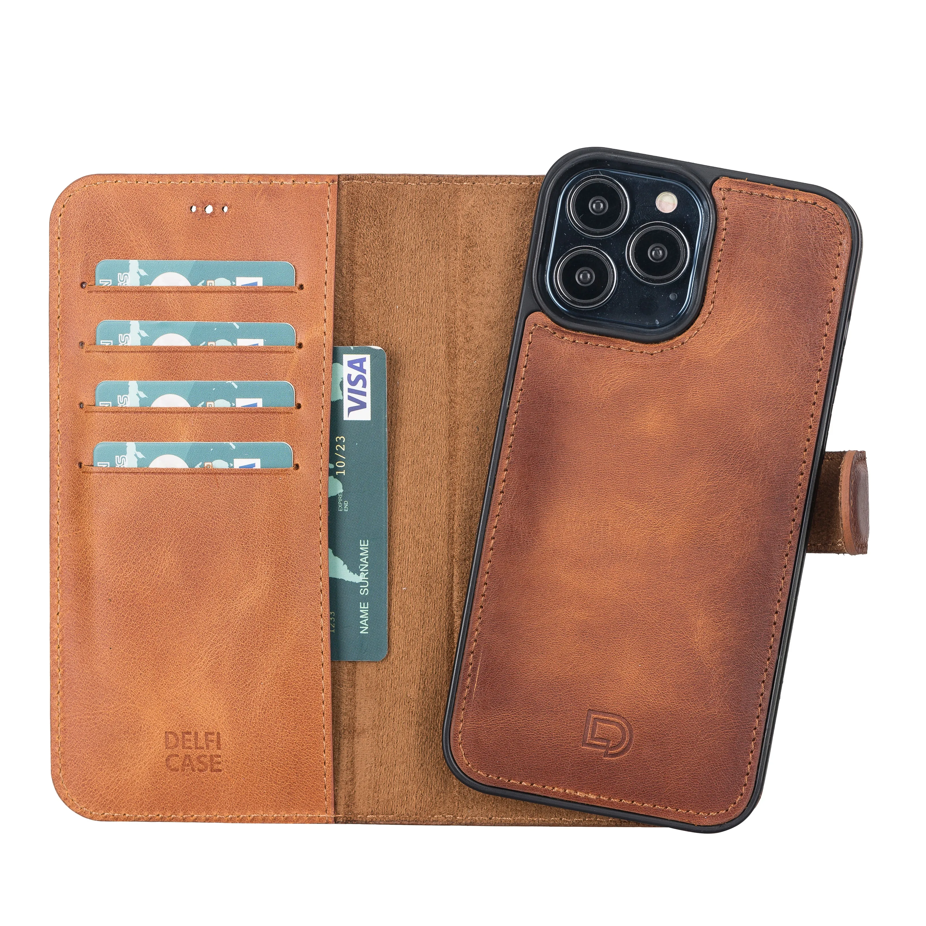 Leather Wallet Case for iPhone 13 Pro Max