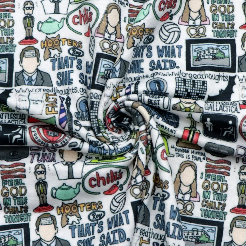 letters alphabet chili peppers printed fabric