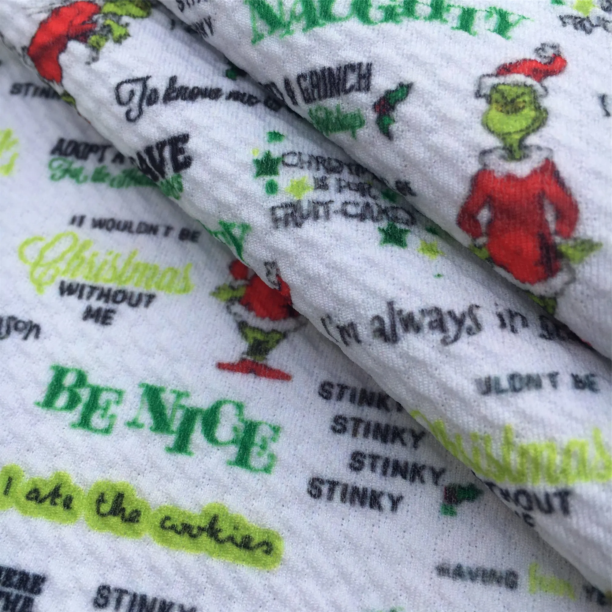 letters alphabet printed fabric