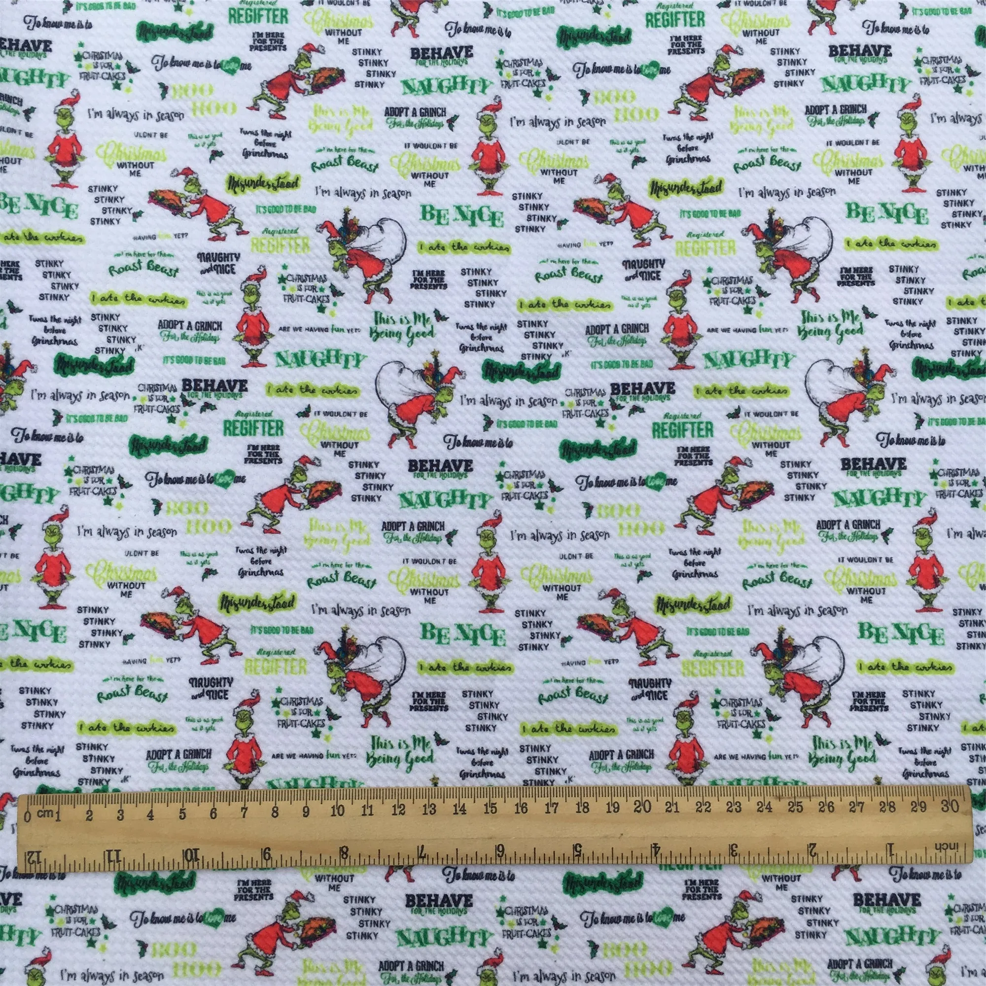 letters alphabet printed fabric