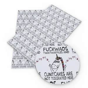 letters alphabet swear printed fabric