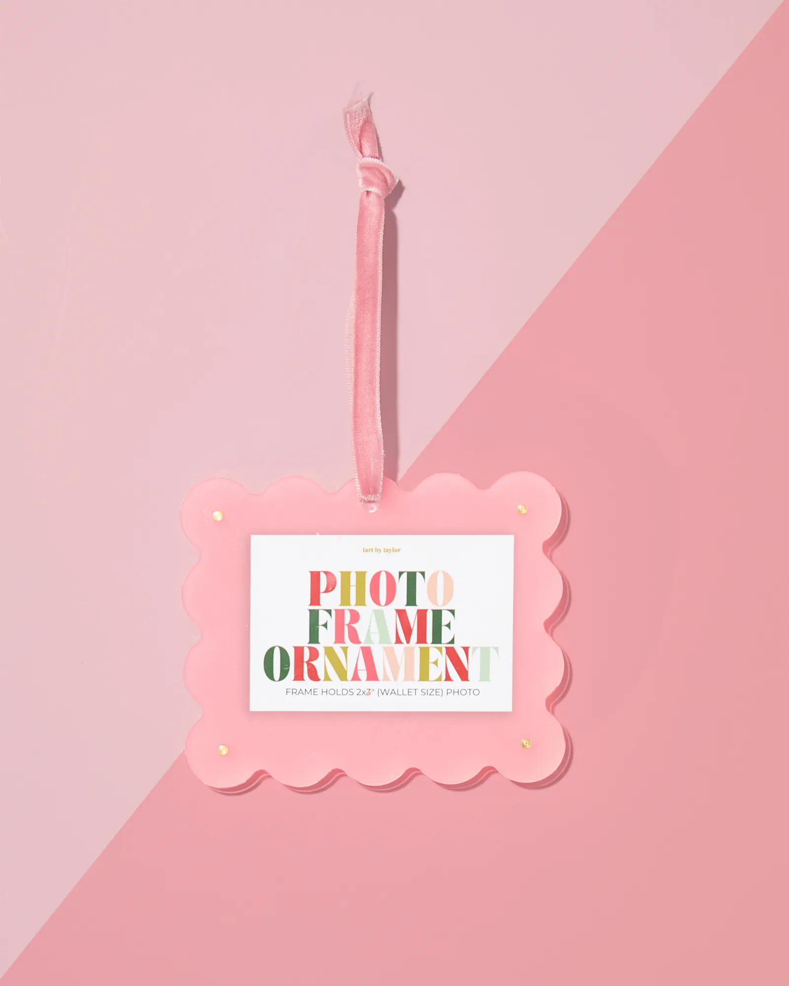 Light Pink Mini Frame Ornament