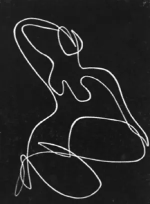 Linolady III limited edition print