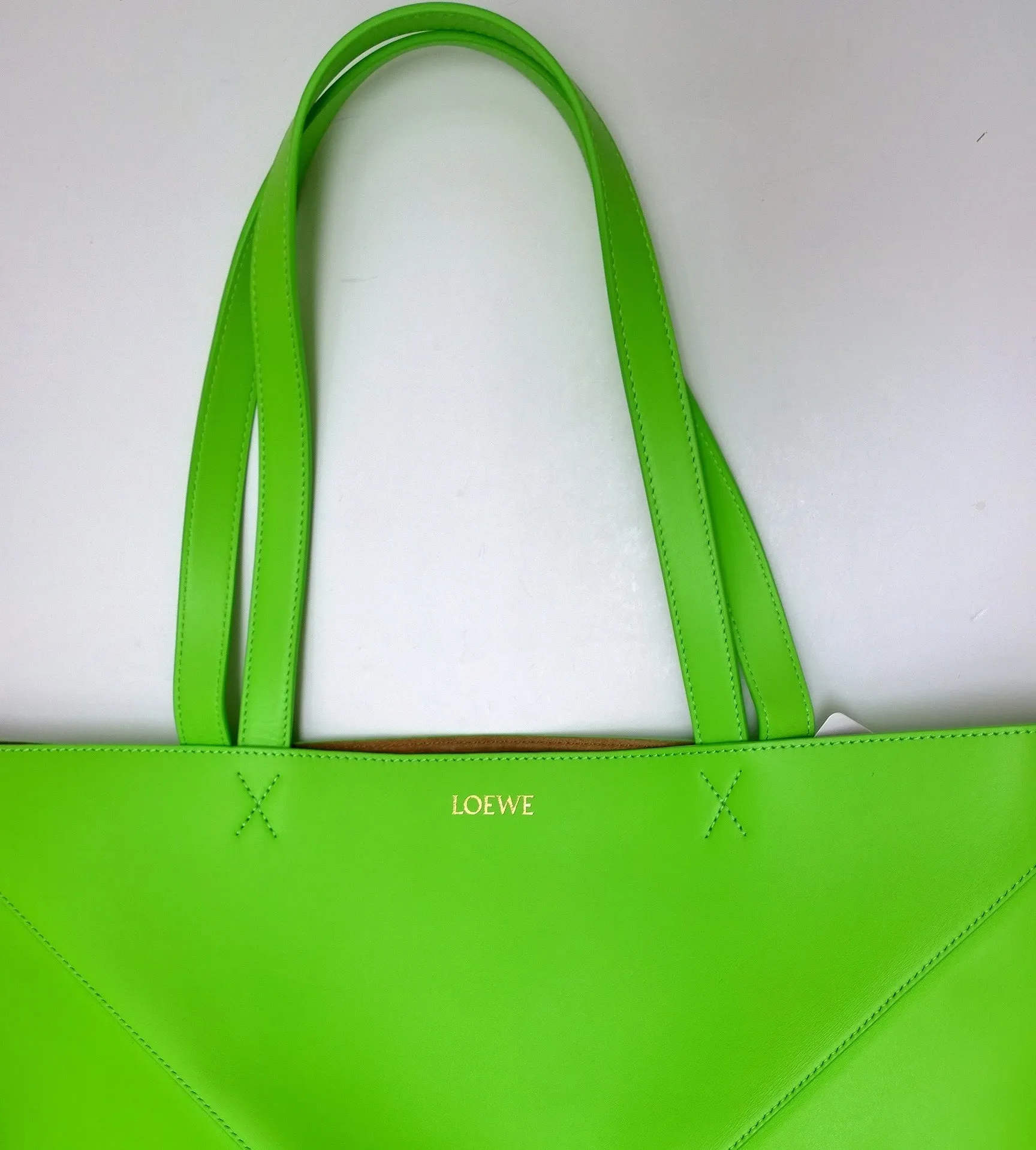 Loewe Puzzle Neon Lime Green New with Tags