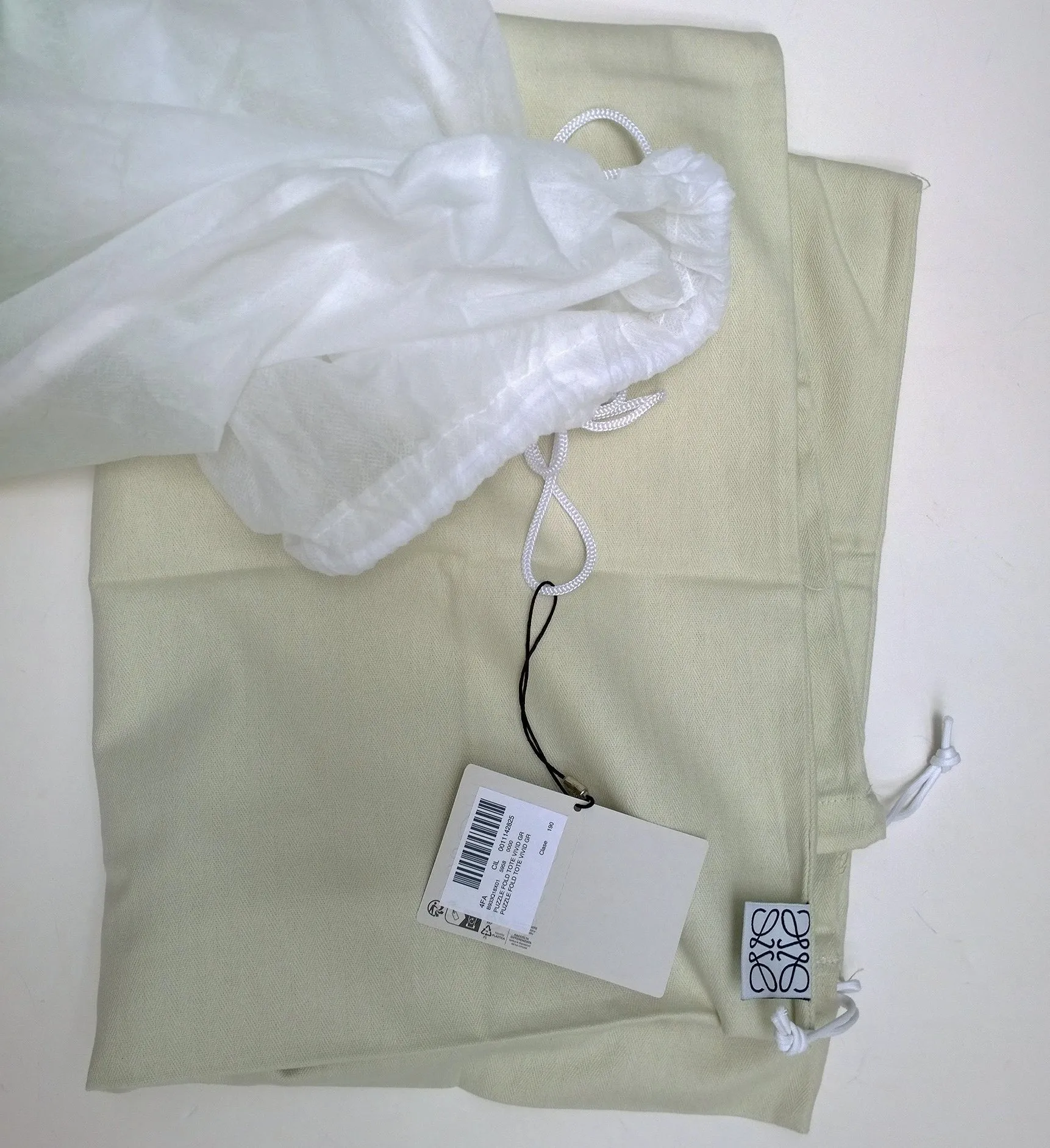 Loewe Puzzle Neon Lime Green New with Tags