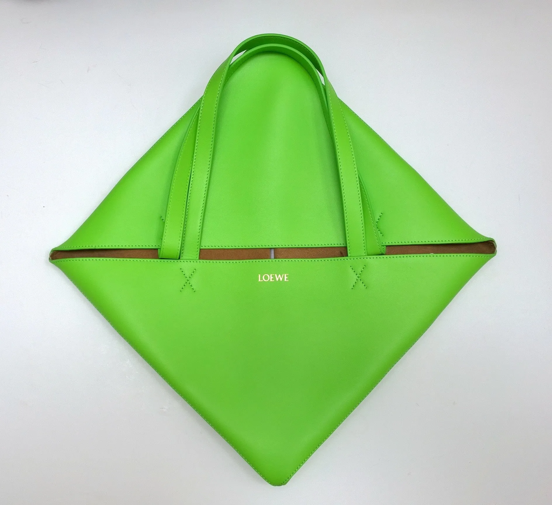 Loewe Puzzle Neon Lime Green New with Tags