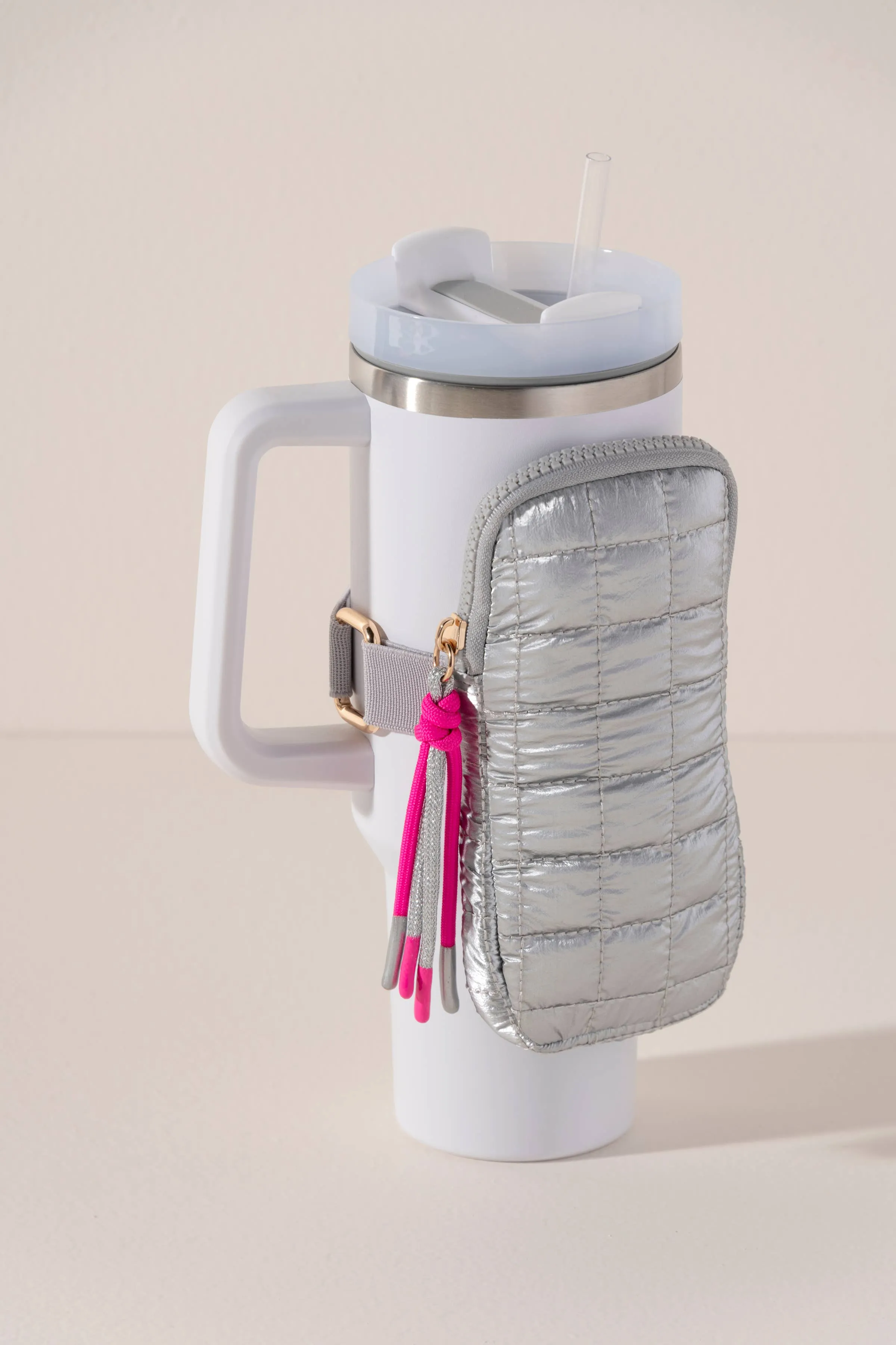 LOGAN TUMBLER FANNY PACK: SILVER