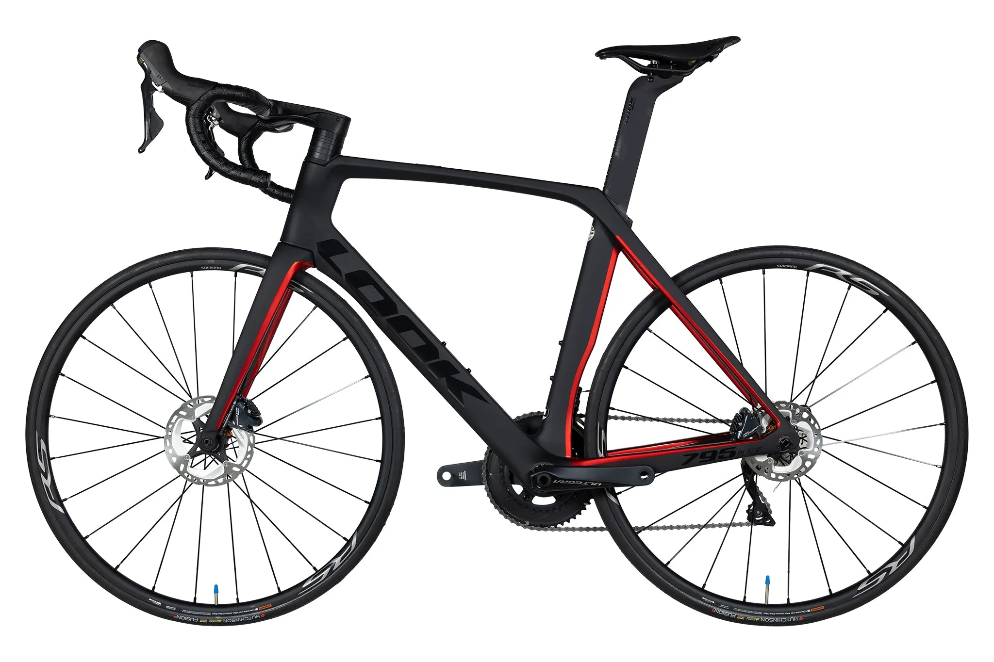 Look 795 Blade Black Metalic Red Mat Glossy, X-Large