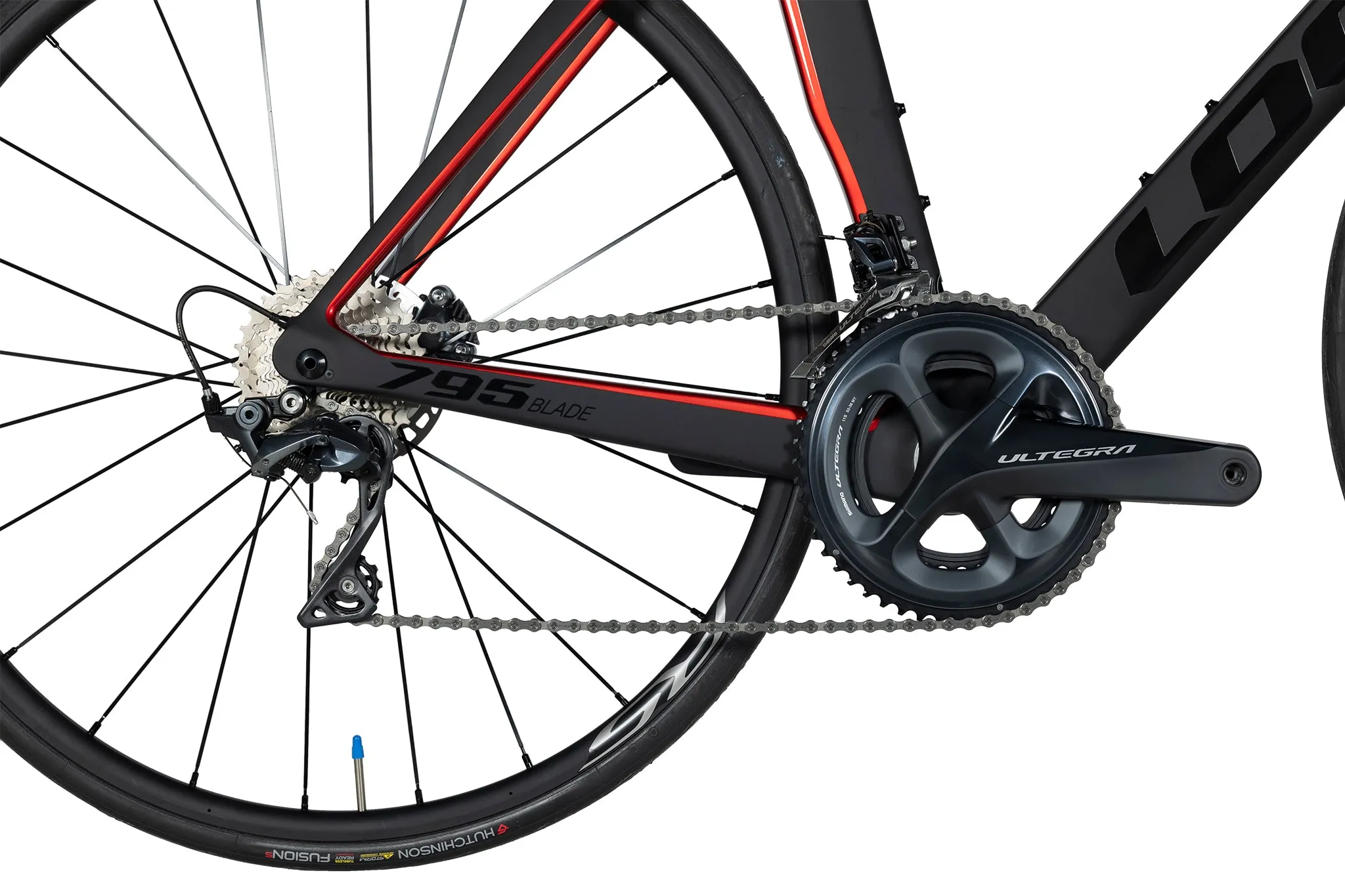 Look 795 Blade Black Metalic Red Mat Glossy, X-Large