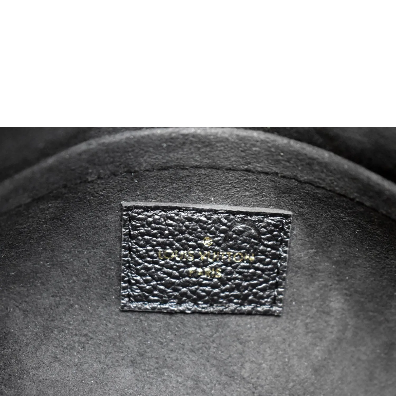 LOUIS VUITTON Bagatelle Monogram Empreinte Shoulder Bag Black