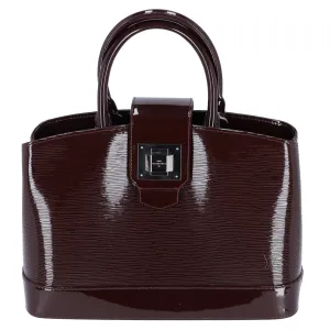 Louis Vuitton Mirabeau PM Epi Electric Handbag M40454 Prunnu Burgundy