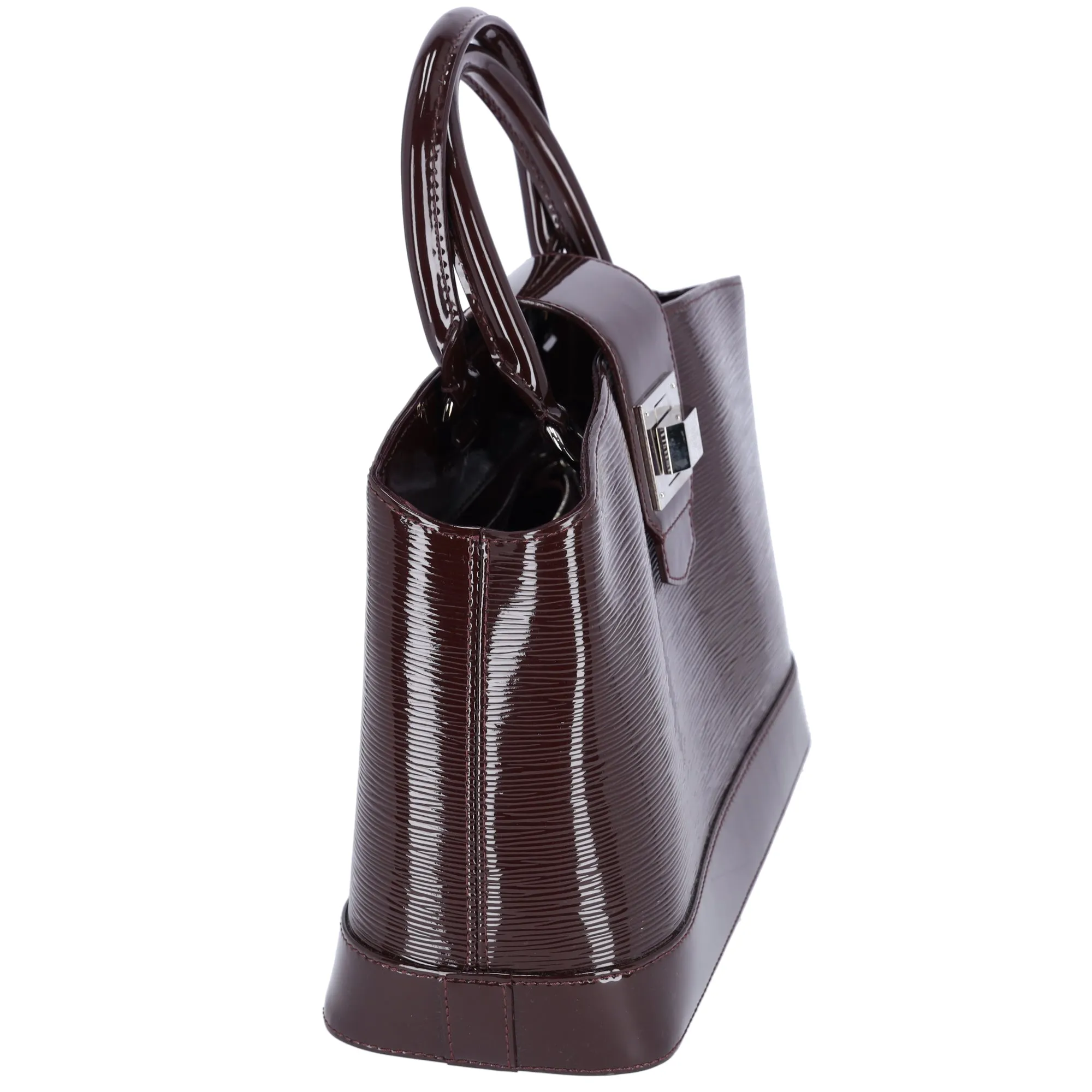 Louis Vuitton Mirabeau PM Epi Electric Handbag M40454 Prunnu Burgundy