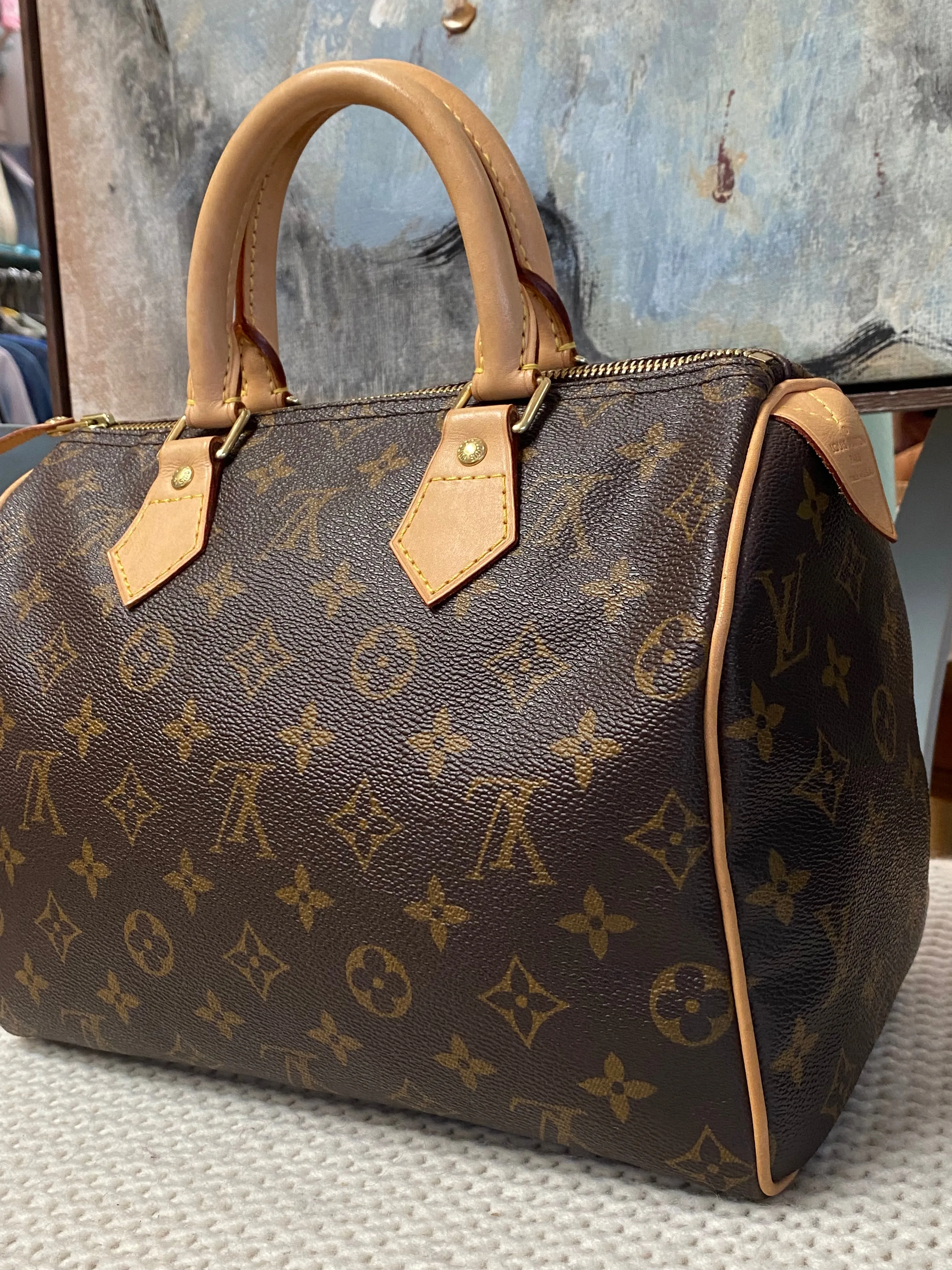 Louis Vuitton Monogram Canvas Speedy 25