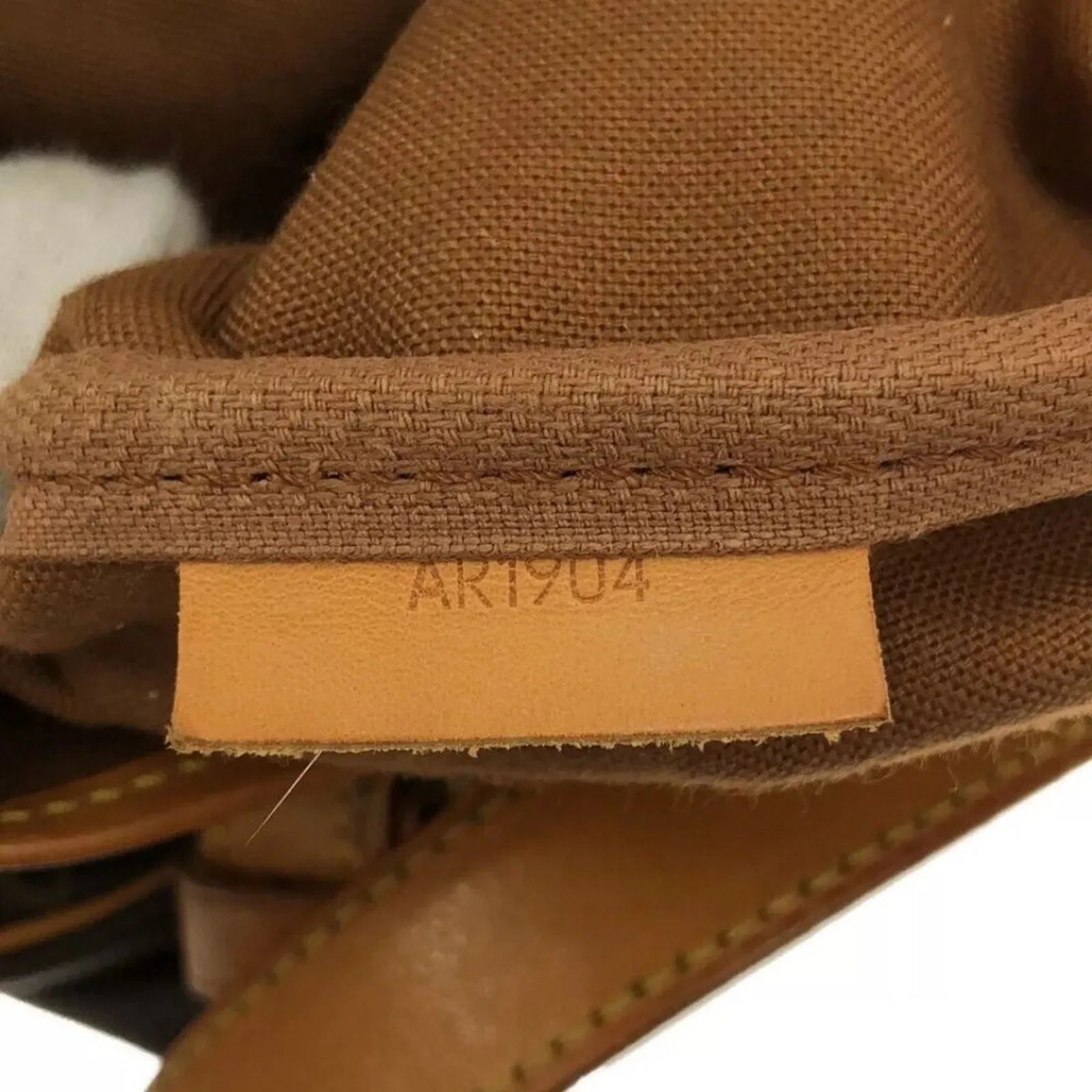 LOUIS VUITTON Saumur 35 Brown Monogram Shoulder Bag