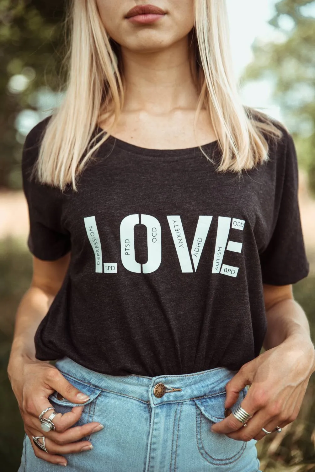 Love, ADHD, Autism, Anxiety, Mental Health - Off the Shoulder