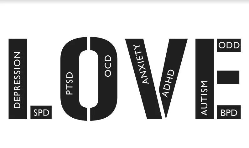 Love, ADHD, Autism, Anxiety, Mental Health - Off the Shoulder