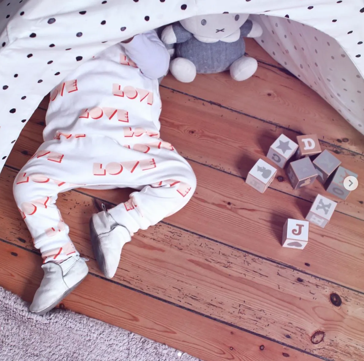 LOVE Harem Romper