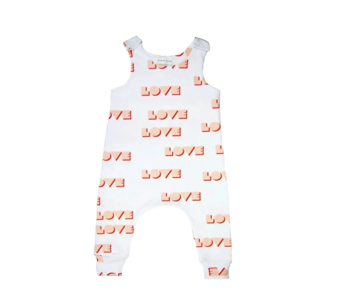 LOVE Harem Romper