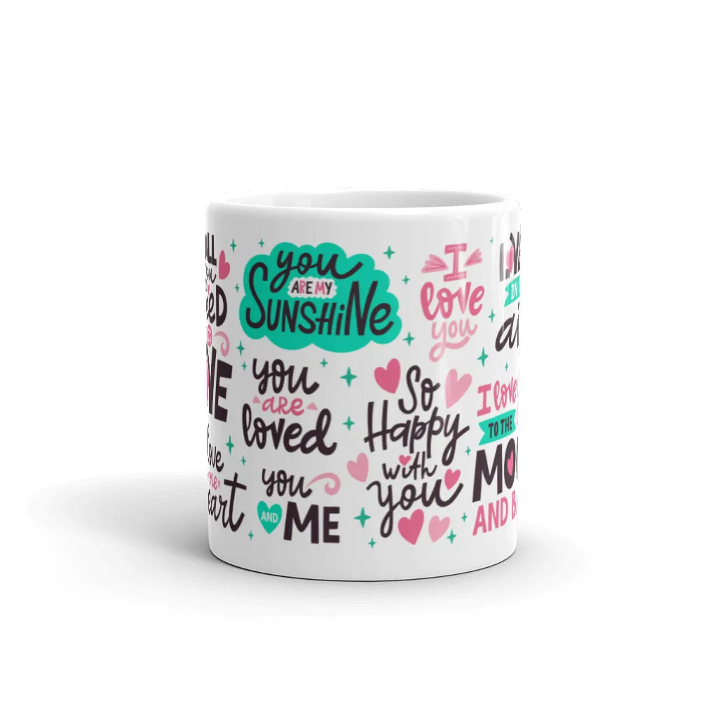 Love Message Design Mug