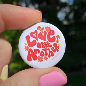 “Love One Another” (Red) 1.25” Pin-back Button