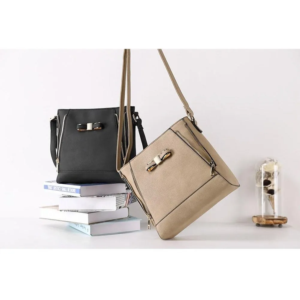 <bold>Crossbody / Shoulder Bag <br>Vegan-Leather