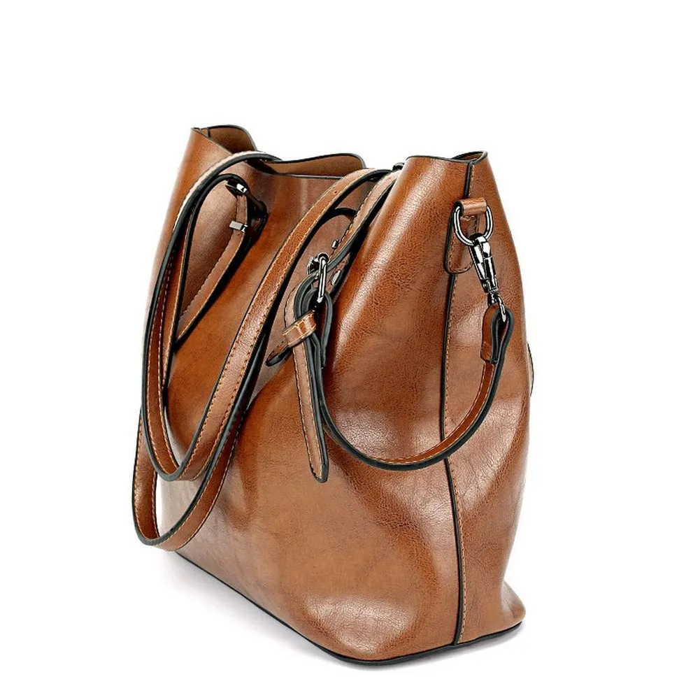 <bold>Tote  / Shoulder Bag  <br>Vegan-Leather