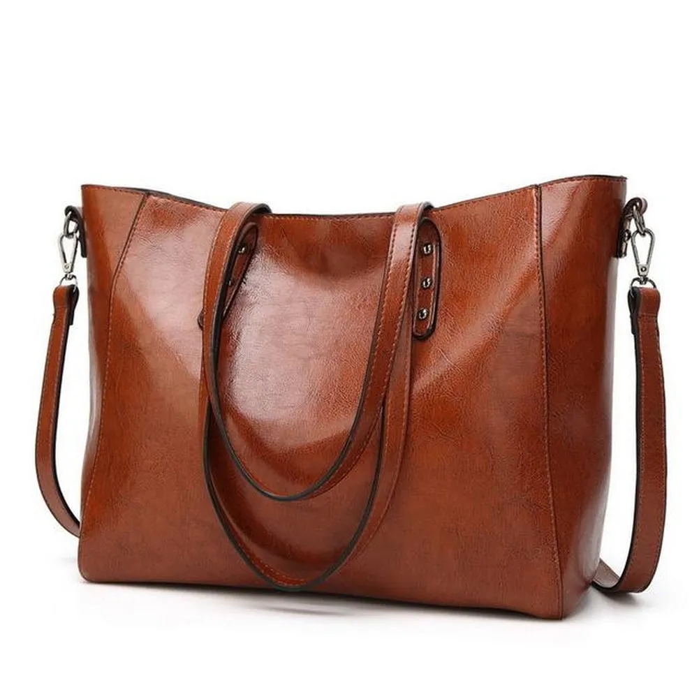 <bold>Tote  / Shoulder Bag  <br>Vegan-Leather