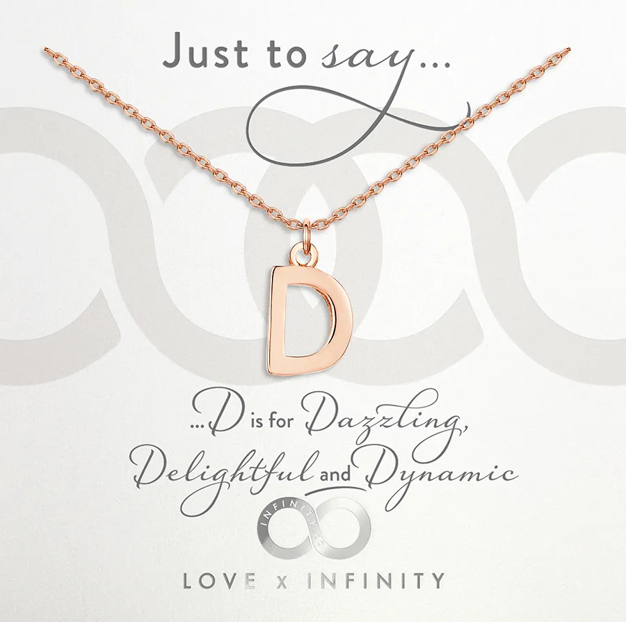 LXI Alphabet Pendant 'D'