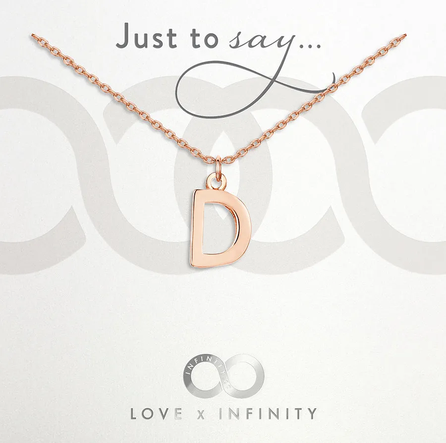 LXI Alphabet Pendant 'D'