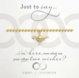 LXI Genie Lamp Bracelet- Gold