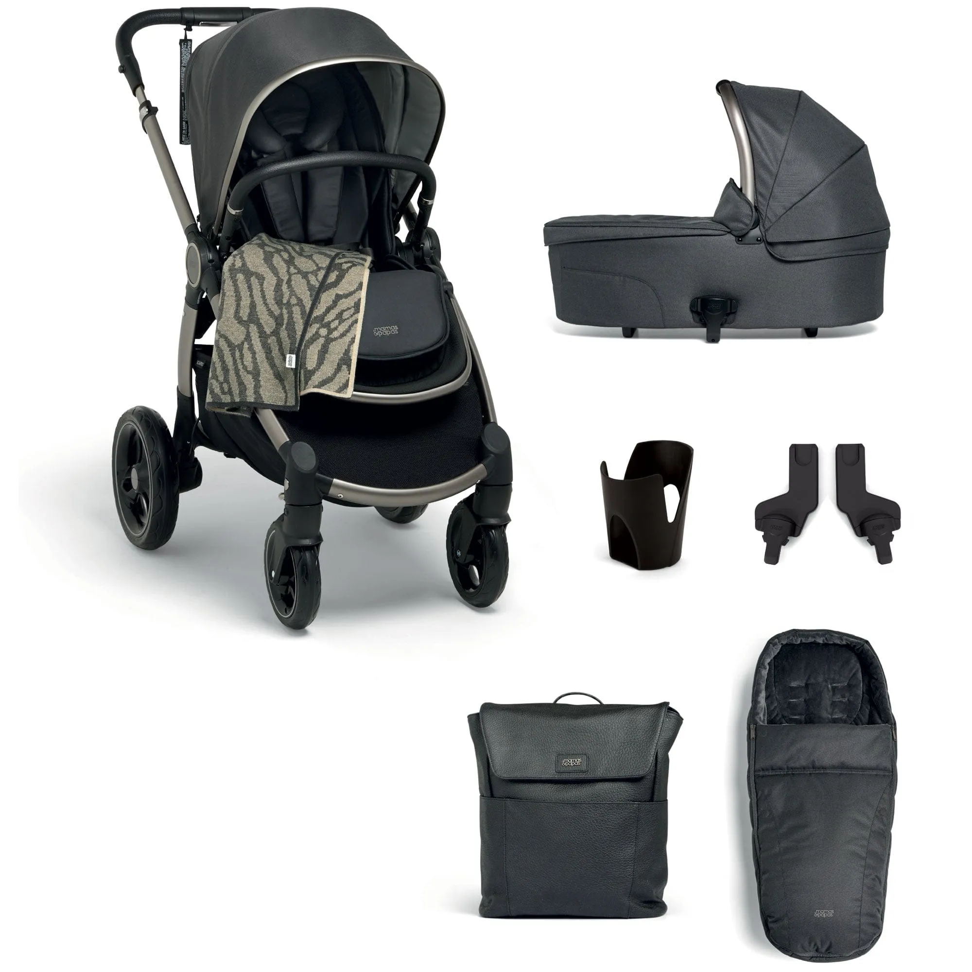 Mamas & Papas Ocarro 7-Piece Essential Kit in Graphite
