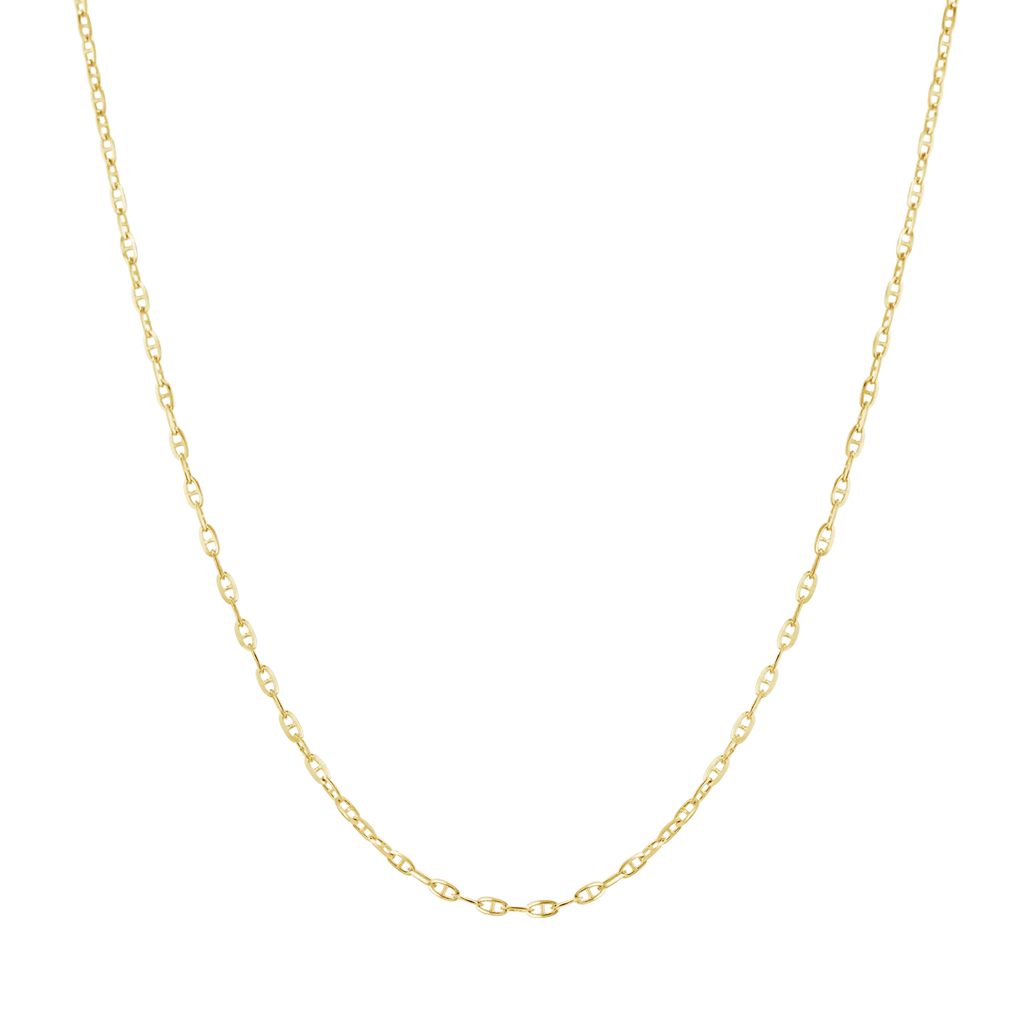 Mariner Anchor Chain Link Necklace