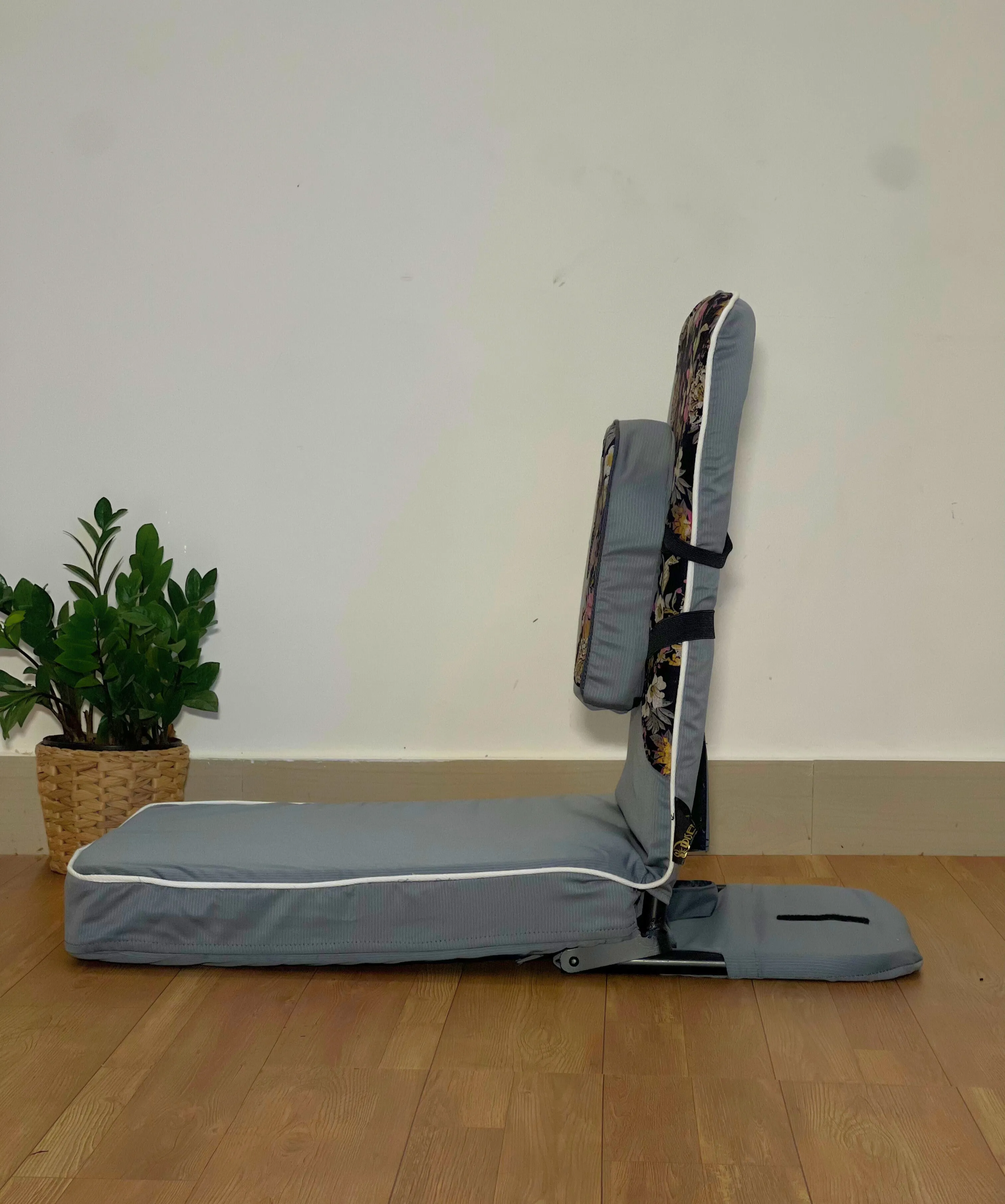 MEDITATION CHAIR WITH CUSHION FOLDABLE LIGHTWEIGHT PORTABLE BACK SUPPORT