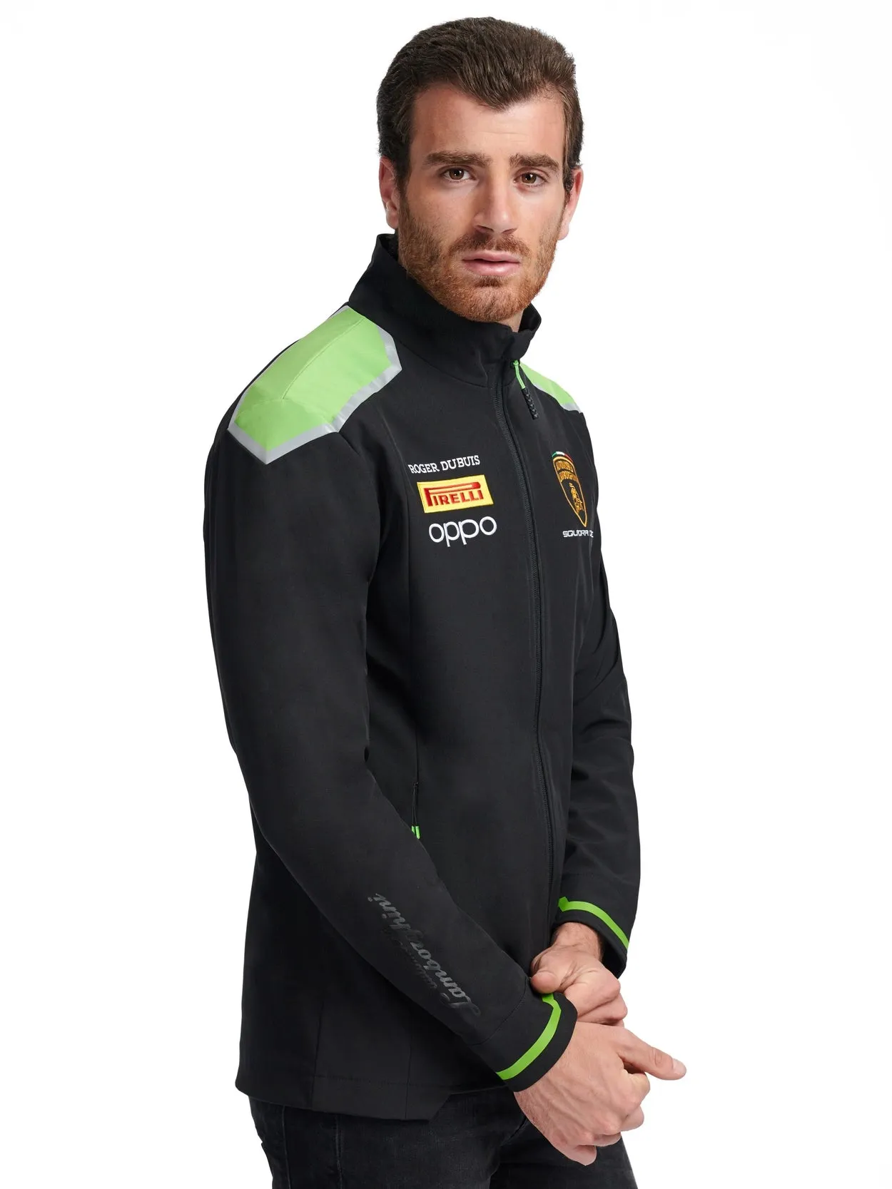 MEN'S AUTOMOBILI LAMBORGHINI SQUADRA CORSE TEAM SOFTSHELL JACKET