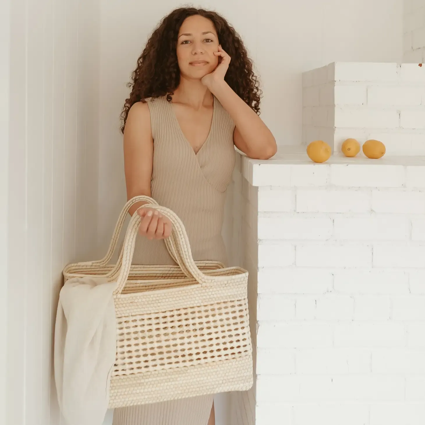Mercado Straw Basket