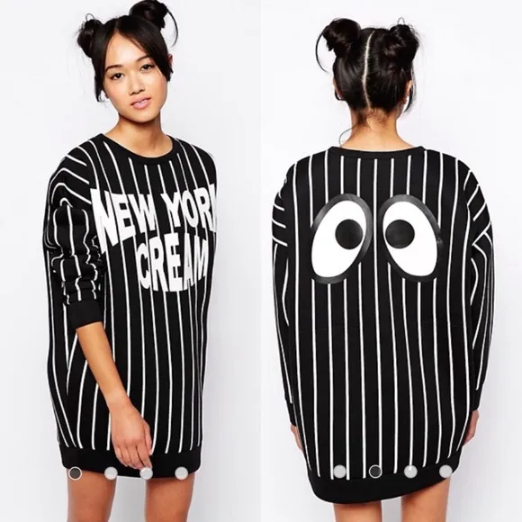 Mini Cream High Neck Sweatshirt In Scuba ASOS