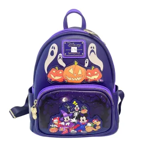Modern Pinup Exclusive Loungefly Disney Mickey and Friends Halloween Mini Backpack DEFECTIVE #276